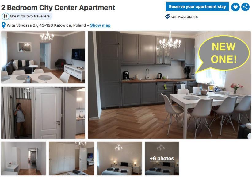 1 Bedroom City Center Apartment Κατοβίτσε Εξωτερικό φωτογραφία